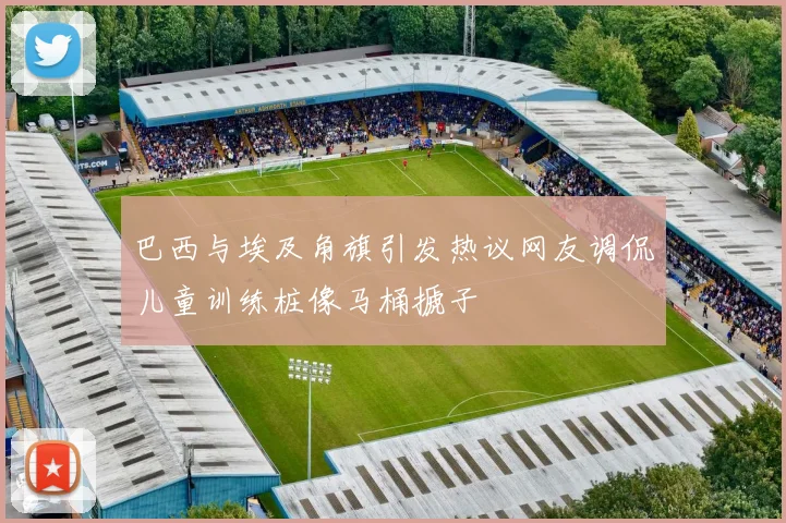巴西与埃及角旗引发热议网友调侃儿童训练桩像马桶搋子